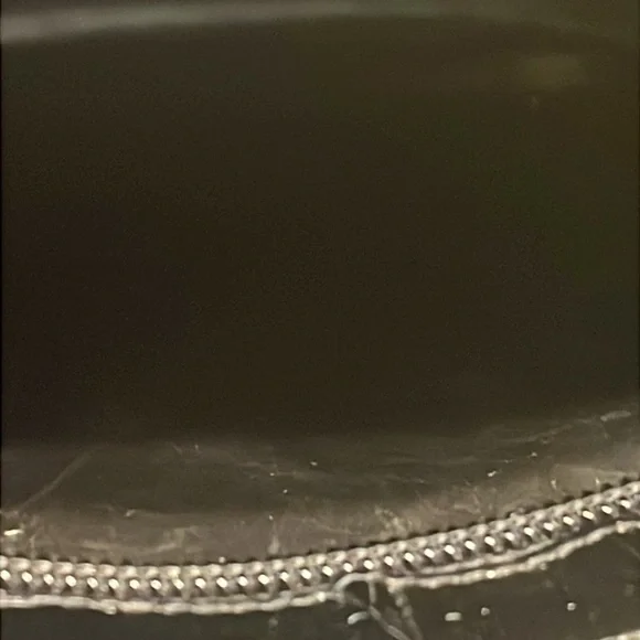 Ferragamo Salvatore Ferragamo Black Patent Leather Mini Shoulder Bag Clutch - Picture 8 of 16